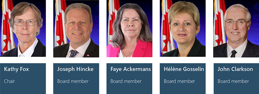 Image of TSB board members in 2016-2017