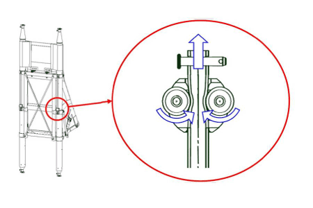 Image of the seat energy absorption mechanism.