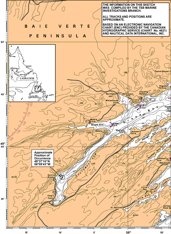 Appendix A - Sketch of occurrence area