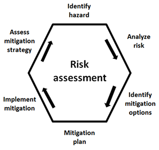 Image representing the cycle of risk assessment