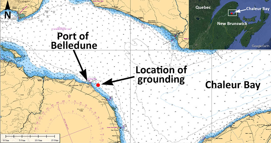 Area of the occurrence