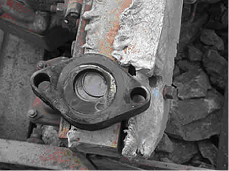 Defective locomotive one-way check valve