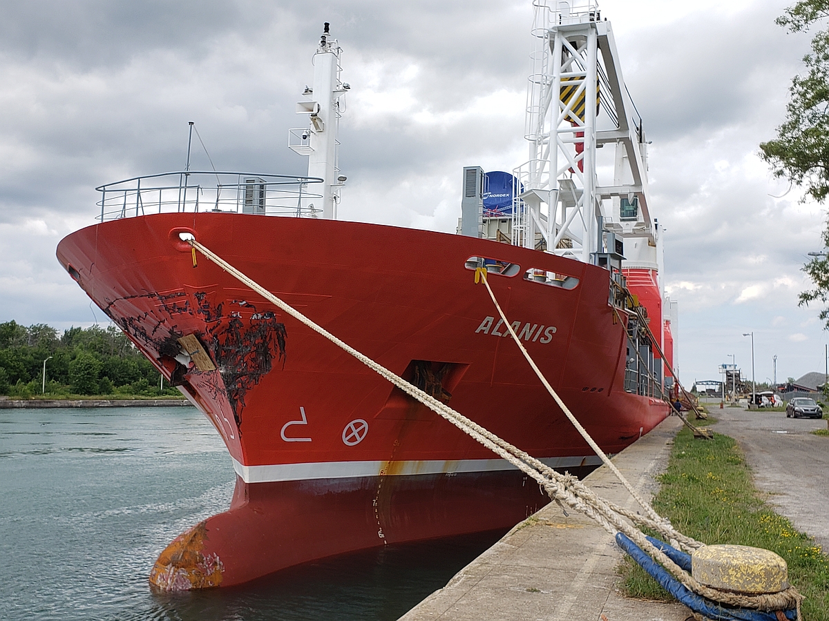Photo of cargo ship Alanis