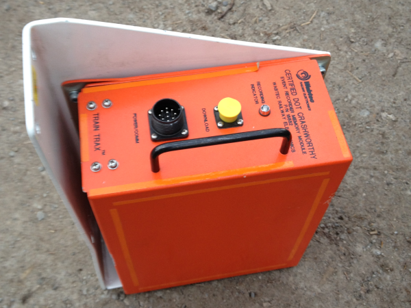 The locomotive event recorder recovered from the VIA Rail locomotive 6444