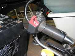 Photo of Hydraulic cut-off (HYD CUT OFF) switch