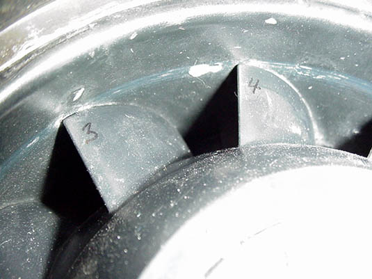 CAC cooling fan 1 - impeller blades 3-4